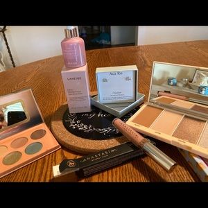 High end makeup and earrings
